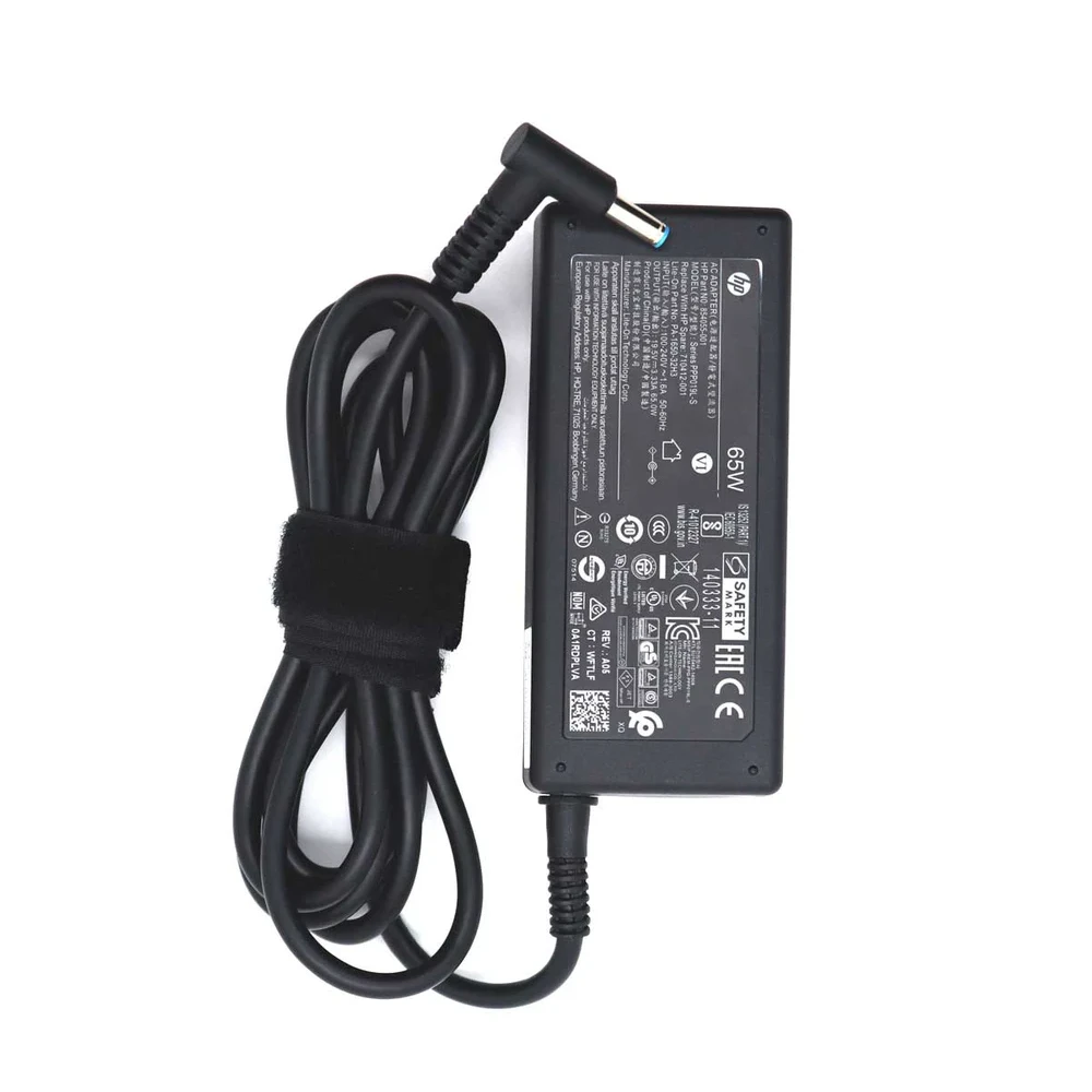 HP Original 65w 19.5v | 3.33a Blue Pin | 4.5mm x 3.0mm Laptop Adapter (Open Box) view 2